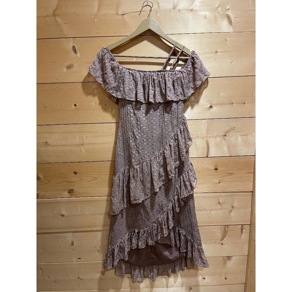 House of Harlow 1960 x Revolve Lavender Silk Blend High Low Dress XXS